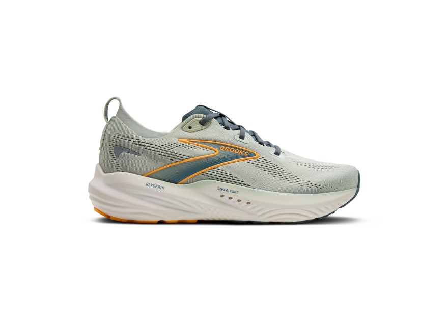 Brooks Glycerin 22 Ανδρικά Παπούτσια Γκρι