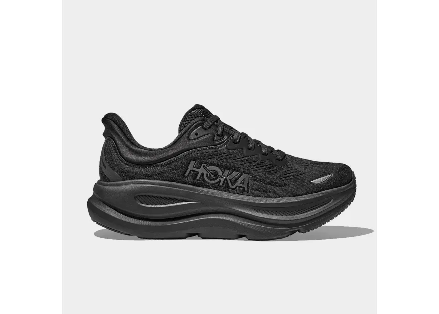 Hoka Bondi 9 Ανδρικά Αθλητικά Παπούτσια Running Μαύρα