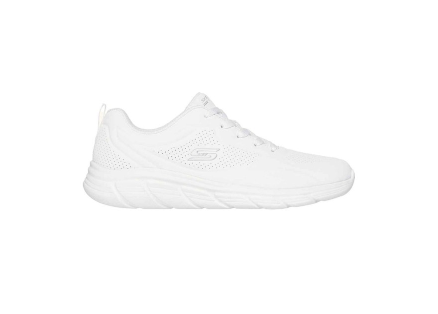 Skechers Bobs B Flex Low Γυναικεία Sneakers Λευκά
