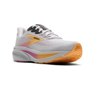 Brooks Ghost 17 Γυναικεία Παπούτσια  Λευκό/Πορτοκαλί/Ροζ
