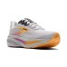 Brooks Ghost 17 Γυναικεία Παπούτσια  Λευκό/Πορτοκαλί/Ροζ