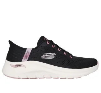 Skechers Arch Fit 2.0 Easy Chic Γυναικεία Sneakers Μαύρα 