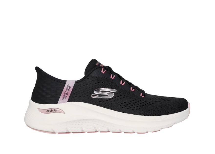 Skechers Arch Fit 2.0 Easy Chic Γυναικεία Sneakers Μαύρα 