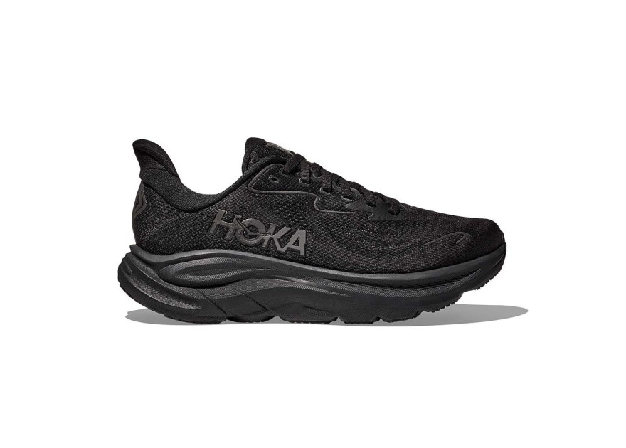 Hoka Clifton 10 γυναικεία αθλητικά παπούτσια running μαύρα