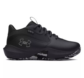 Under Armour Ua Ps Lockdown 7 Αθλητικά Παιδικά Παπούτσια Μπάσκετ με Κορδόνια Μαύρα