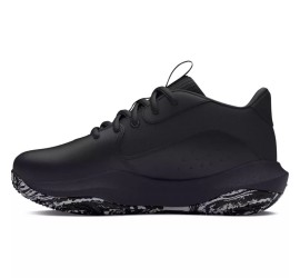 Under Armour Ua Ps Lockdown 7 Αθλητικά Παιδικά Παπούτσια Μπάσκετ με Κορδόνια Μαύρα