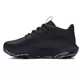 Under Armour Ua Ps Lockdown 7 Αθλητικά Παιδικά Παπούτσια Μπάσκετ με Κορδόνια Μαύρα