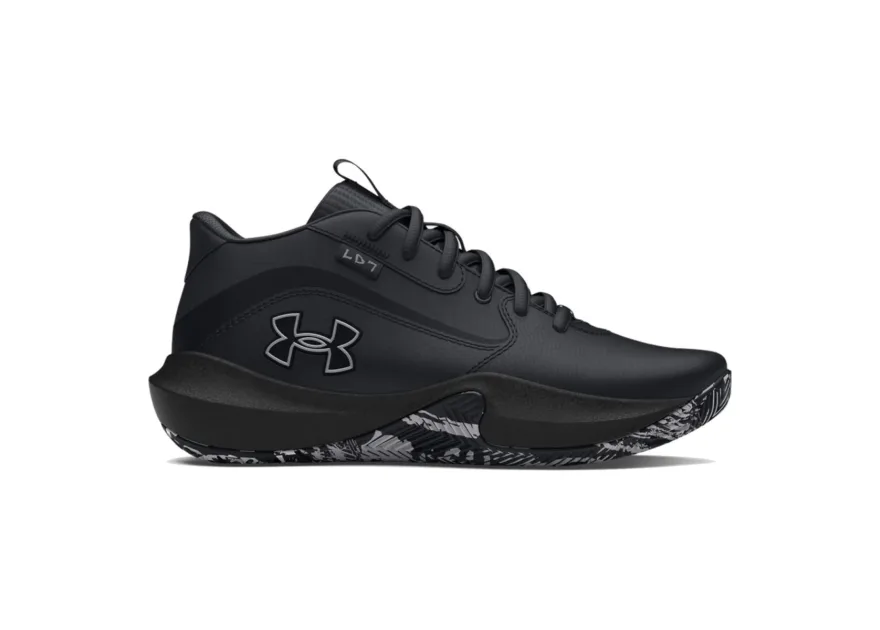 Under Armour Αθλητικά Παιδικά Παπούτσια Μπάσκετ με Κορδόνια Μαύρα