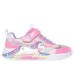 Skechers S-lights Παιδικά Sneakers με Σκρατς Ροζ