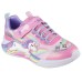 Skechers S-lights Παιδικά Sneakers με Σκρατς Ροζ