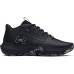 Under Armour Lockdown 7 Μπασκετικά Παπούτσια Μαύρα