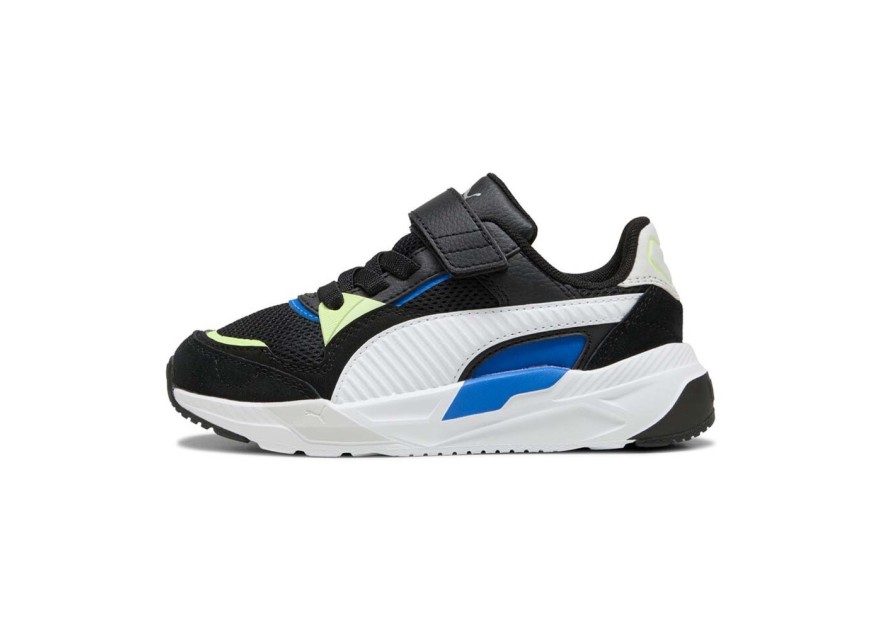Puma Trinity 2 Ac+ Ps Παιδικά Sneakers με Σκρατς Μαύρα