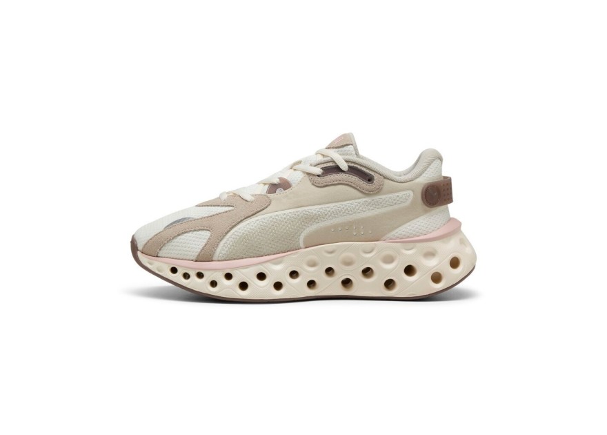 Puma Frequence Wns Γυναικεία Αθλητικά Παπούτσια Running Μπεζ