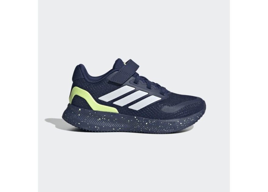 Adidas Runfalcon 5 El Αθλητικά Παιδικά Παπούτσια Running με Κορδόνια Μπλε