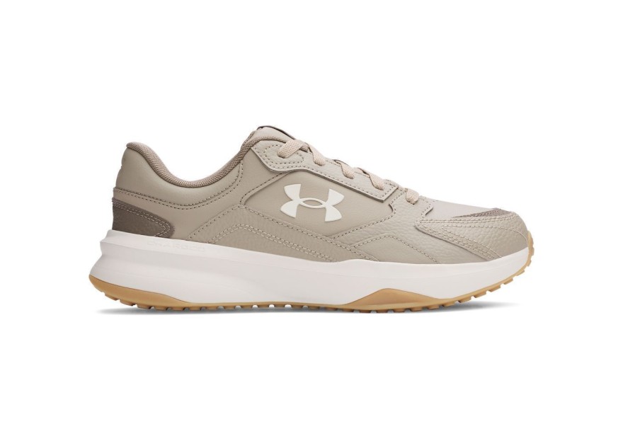 Under Armour Edge Lthr Ανδρικά Αθλητικά Παπούτσια Running Μπεζ