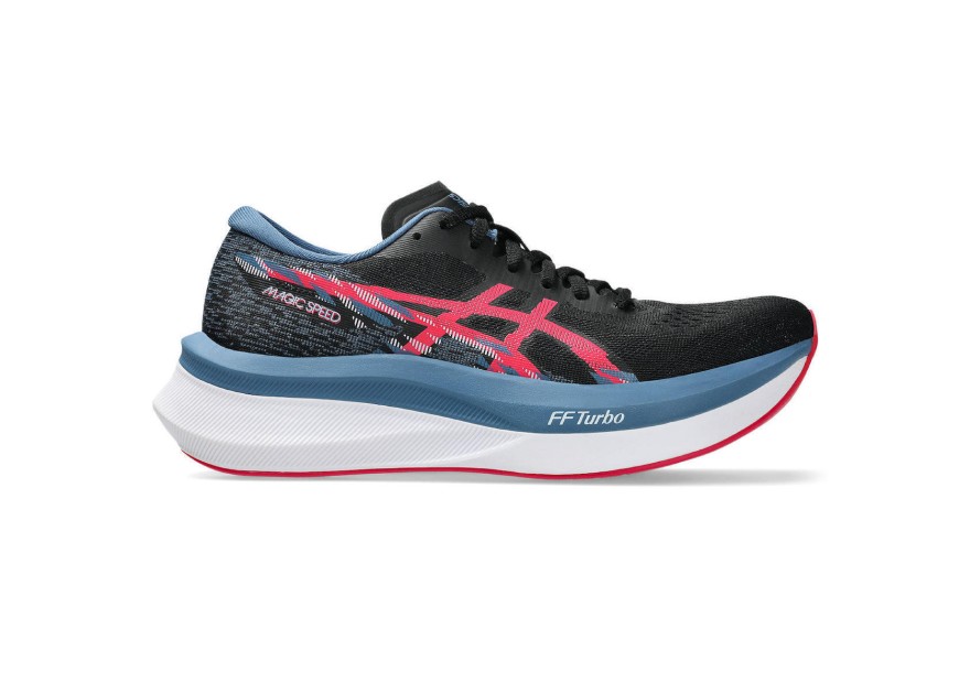 Asics Magic Speed 4 Γυναικεία Αθλητικά Παπούτσια Running Blk / Pnk