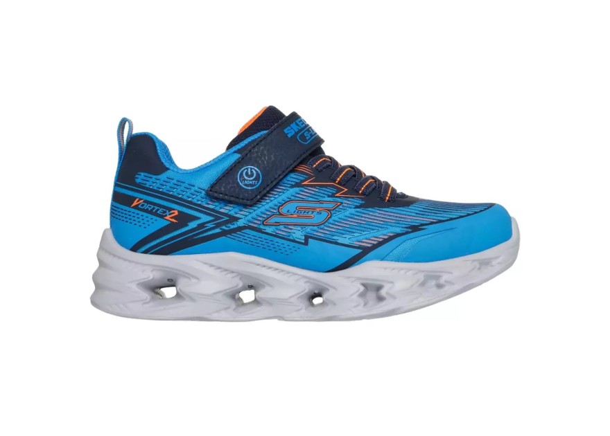 Skechers Vortex 2.0 Παιδικά Sneakers με Φωτάκια Μπλε