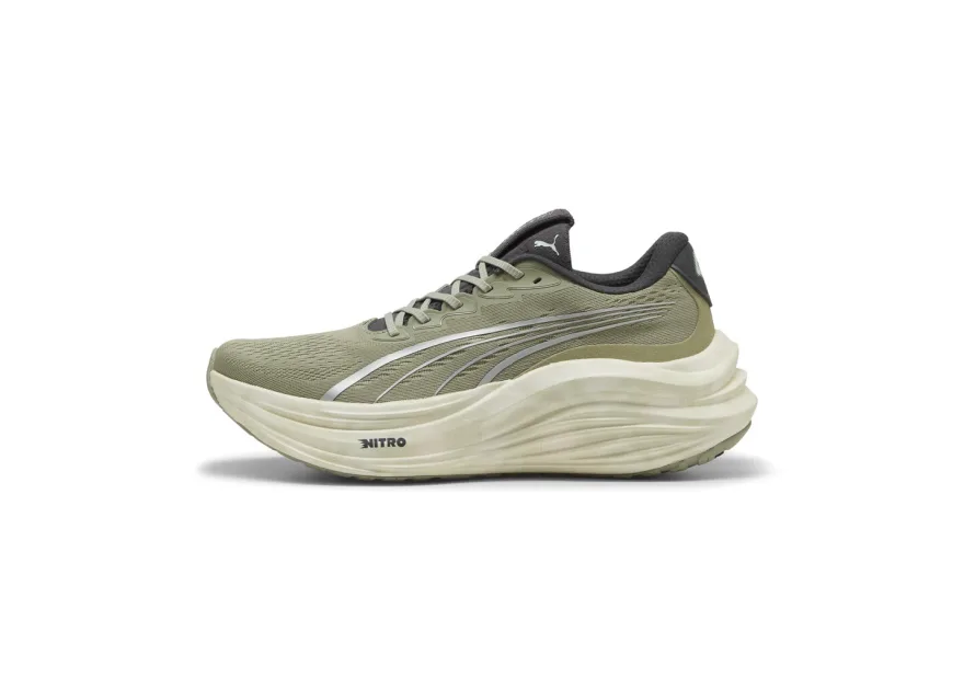 Puma Magmax Ανδρικά Αθλητικά Παπούτσια Running Χακί