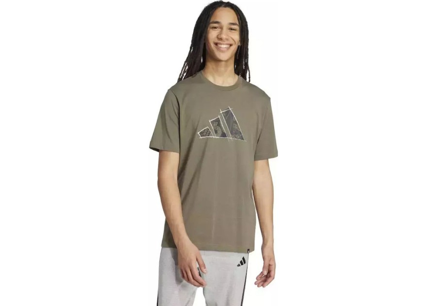Adidas M Photo Μπλούζα Κοντομάνικη Χακί