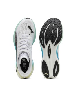 Puma Deviate Nitro 3 Ανδρικά Αθλητικά Παπούτσια Running Λευκά