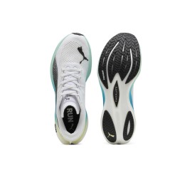 Puma Deviate Nitro 3 Ανδρικά Αθλητικά Παπούτσια Running Λευκά