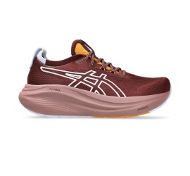 Asics Gel nimbus 27 Γυναικεία Αθλητικά Παπούτσια Running Κόκκινα/Καφέ