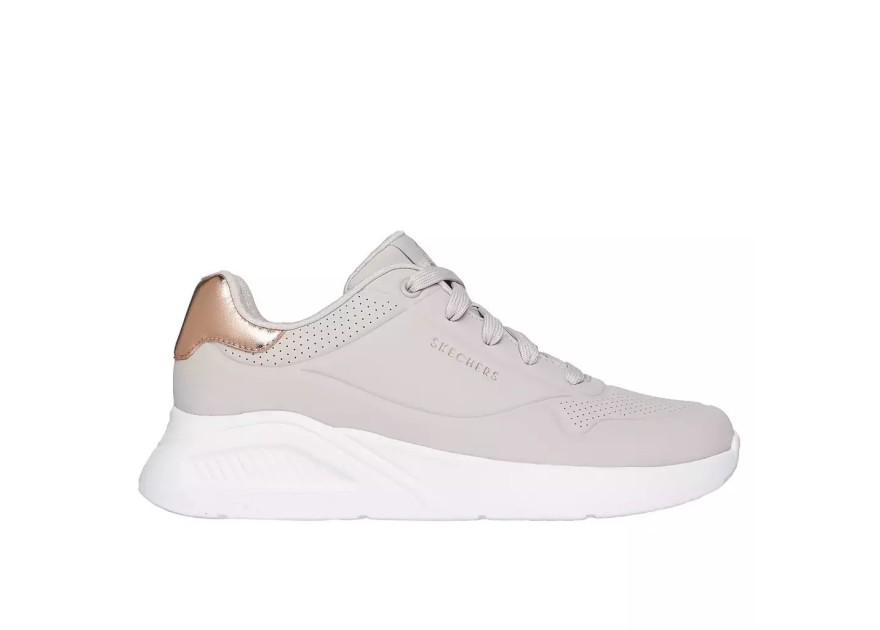 Skechers Lite Γυναικεία Sneakers Ecru White