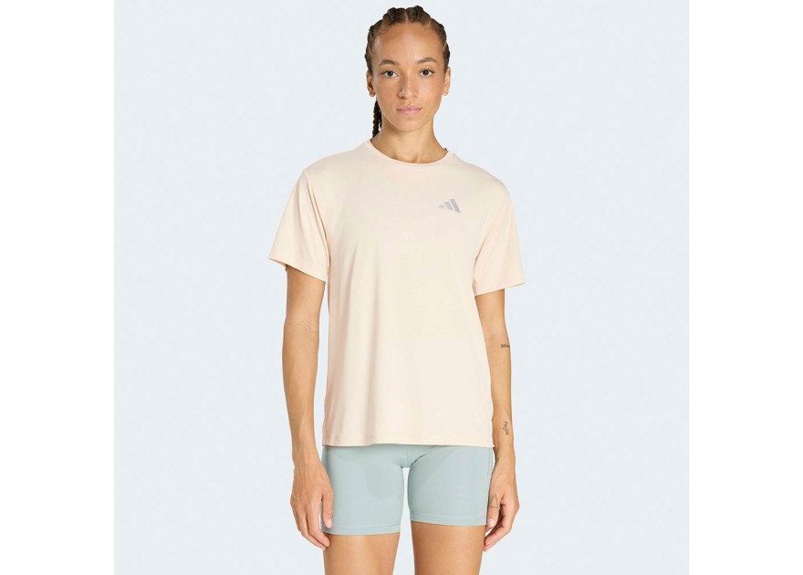 Adidas Adi365 Running Γυναικείο T-shirt Fast Drying Μπεζ