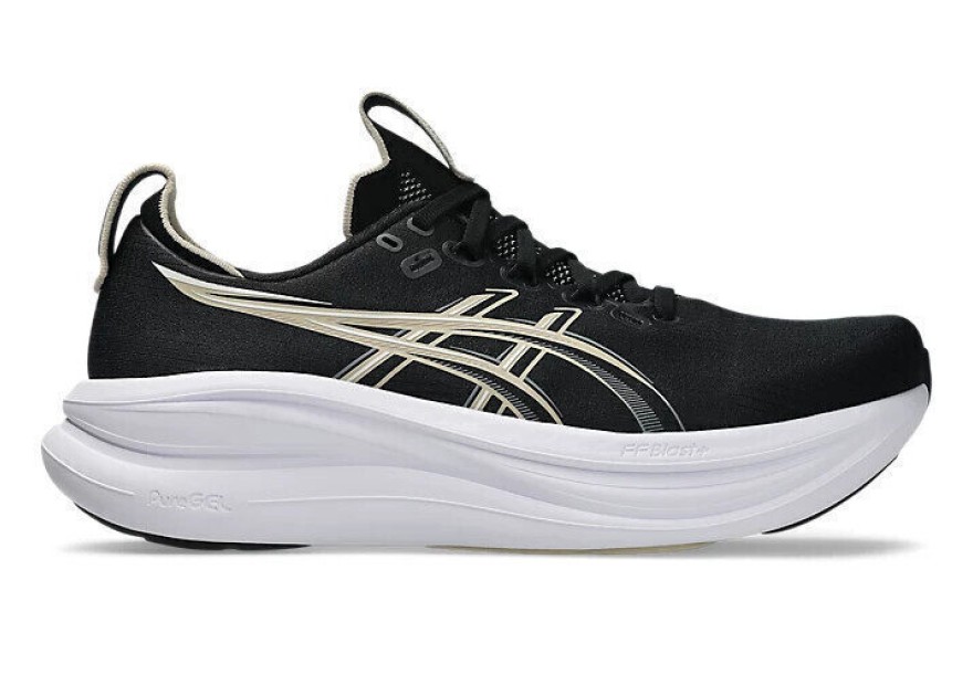 Asics Gel-Nimbus 28 Ανδρικά Αθλητικά Παπούτσια Running Black / Feather Grey