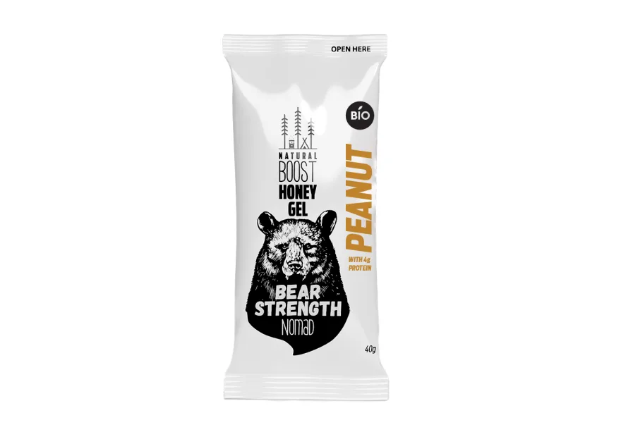 Nomad Bear Strength PEANUT Energy Gel Bio