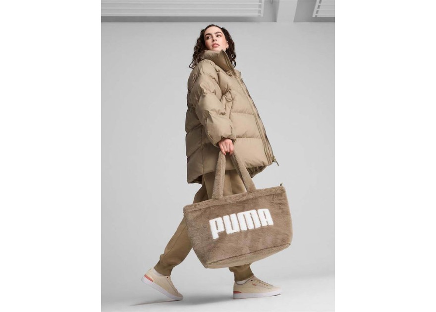 Puma Core Γυναικεία Τσάντα Shopper Ώμου Καφέ