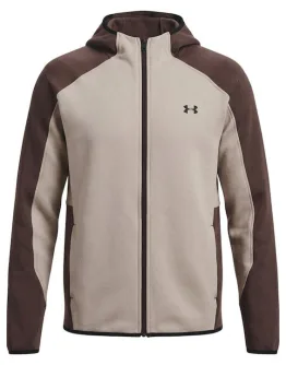 Under Armour Ua Unstoppable Fleece Ζακέτα με Κουκούλα Μπεζ