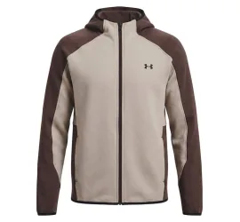 Under Armour Ua Unstoppable Fleece Ζακέτα με Κουκούλα Μπεζ