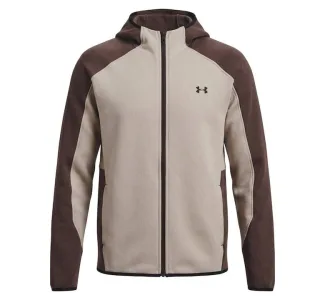 Under Armour Ua Unstoppable Fleece Ζακέτα με Κουκούλα Μπεζ