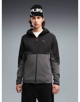 PUMA Ζακέτα με Κουκούλα Dk Grey