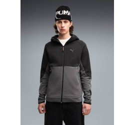 PUMA Ζακέτα με Κουκούλα Dk Grey