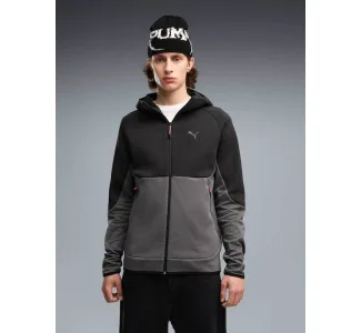 PUMA Ζακέτα με Κουκούλα Dk Grey