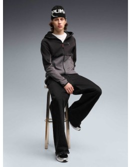 PUMA Ζακέτα με Κουκούλα Dk Grey