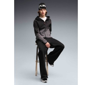 PUMA Ζακέτα με Κουκούλα Dk Grey