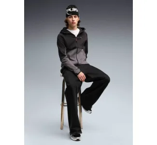 PUMA Ζακέτα με Κουκούλα Dk Grey