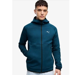 PUMA Ζακέτα με Κουκούλα Μπλε