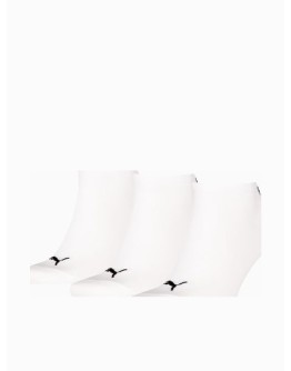 PUMA Αθλητικές Κάλτσες Λευκές 3 Ζεύγη