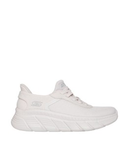 Skechers Bobs B Flex Γυναικεία Μποτάκια Λευκά