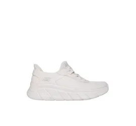 Skechers Bobs B Flex Γυναικεία Μποτάκια Λευκά