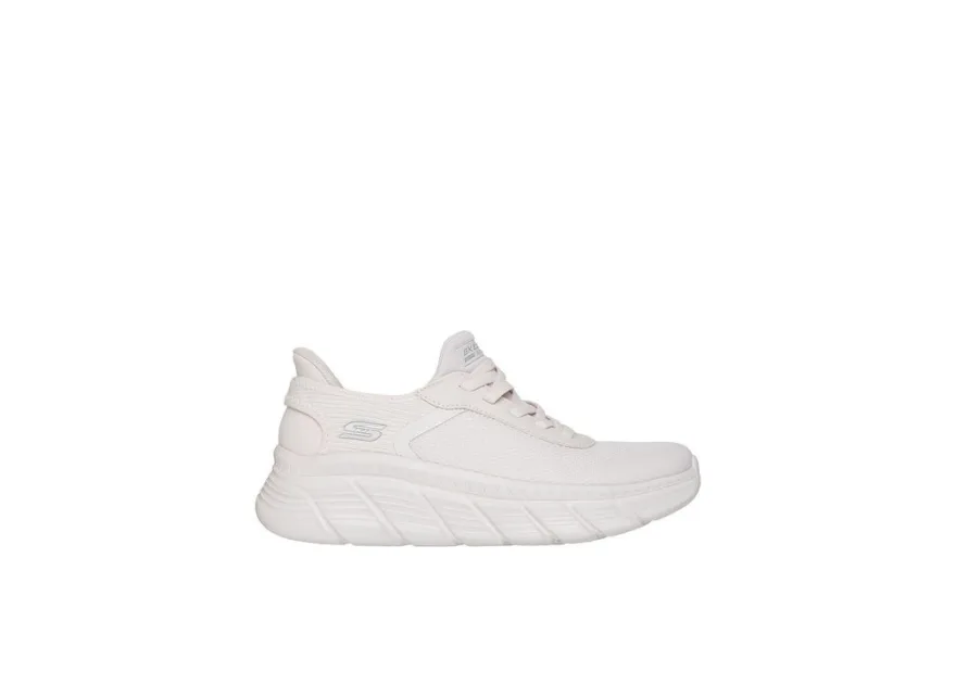 Skechers Bobs B Flex Γυναικεία Μποτάκια Λευκά