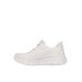 Skechers Bobs B Flex Γυναικεία Μποτάκια Λευκά
