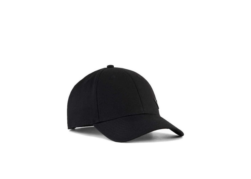 Puma Essentials Elevated Metal Cat Baseball Cap 027154-01 Μαύρο