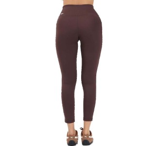 PUMA Tight Γυναικείο Cropped Κολάν Chocolate Brown