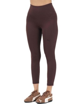 PUMA Tight Γυναικείο Cropped Κολάν Chocolate Brown