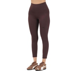 PUMA Tight Γυναικείο Cropped Κολάν Chocolate Brown